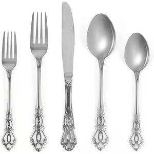 Royal Anti-Rust Stainless Steel 20 Pieces Flatware Set include Fork  Spoon Knife